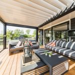 Rensons pergolas iekšpuse